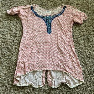 Holding Horses Embroidered Tunic Size M